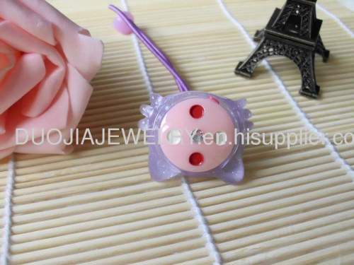 Children Hair accessories, Children Hair ornament DFS041 Kitty Cat Resin Rubber Band /Hair Elastic Band for Girls