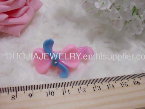 Children Hair accessories, Children Hair ornament 2012 BBJ001 Bowknot Shape Resin Hairpin/Hair Clip/Hair Grip