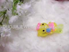 Cute Kitty Cat Shape Resin Duck Mouth Hairpin/Hair Clip