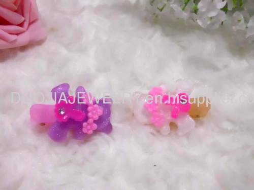 Handmade BBJ005 Cute Animal Resin Duck Mouth Hairpin/Hair Clip Children Hair accessories, Children Hair ornament