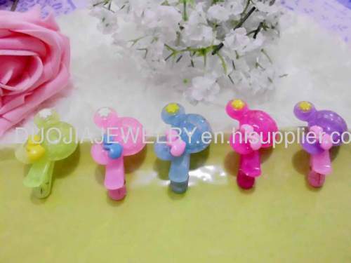 Children Hair accessories, Children Hair ornament Handmade BBJ006 Cute Mickey Shape Resin Duck Mouth Hairpin/Hair Clip