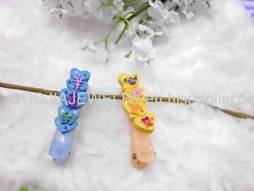 Children Hair accessories, Children Hair ornament BBJ014 Resin Duck Mouth Hairpin/Hair Clip/Hair Grip