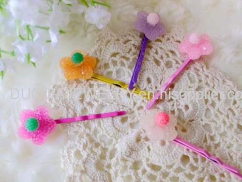 Resin Hair Clip /Hair Grip /Hairpin with Resin design