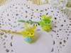 Children Hair accessories, Children Hair ornament YZJ005 Rabbit Shape Iron and Resin Hair Clip/ Hair Grip/ Hairpin