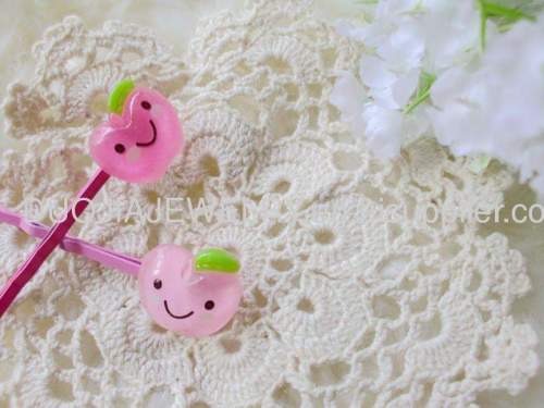 Children Hair accessories, Children Hair ornament 2012 fashion YZJ009 Fruit Hair Clip/ Hair Grip/ Hairpin