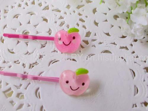 Children Hair accessories, Children Hair ornament 2012 fashion YZJ009 Fruit Hair Clip/ Hair Grip/ Hairpin