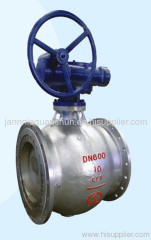 Worm Gear Hemisphere Ball Valve