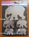 MIRROR DECAL 5PCS ELEPHANT SHAPE