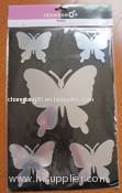 MIRROR DECAL 5PCS BUTTERFLY SHAPE