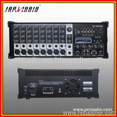 6/8/10 channels Cabinet Powered Mixer/professional power amplifier/ Powered Pro Amplifier