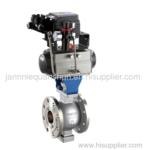 Pneumatic Eccentric Hemisphere Valve ball valve