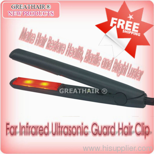 Far Infrared Ultrasonic Guard Hair Clips Grey Color