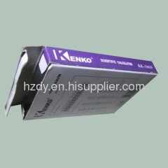 Grey board paper packaging box for calculator