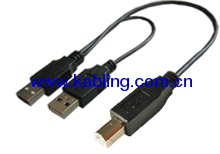 USB Cable 2.0 2 of AM TO BM of good price