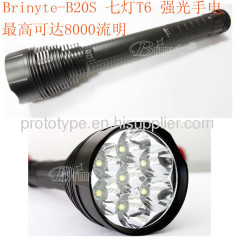 LED CNC processing custom flashlight shell