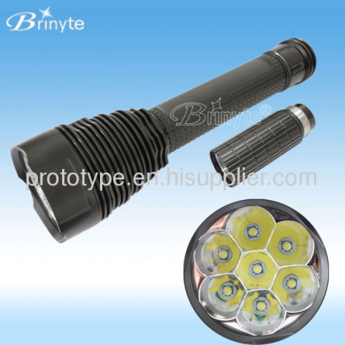 LED CNC processingcustom flashlight shell