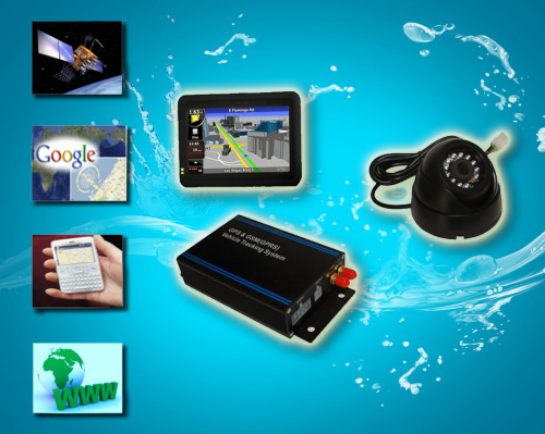 GPS Vehicle Tracking Device With Navigation and Online Tracking Software