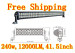 Free shipping 240w LED light bar for Off roadside by side