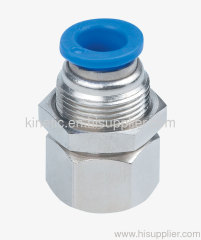 PMF Fitting push lock pneumatic fitting Brass tube coupler