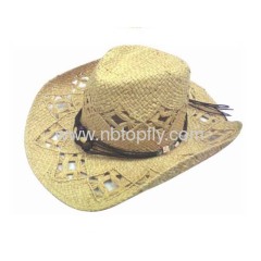 shapeable beach raffia straw cowboy hats