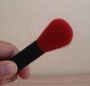 Special Long handle Kabuki Brush with Red Synthetic Hair