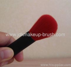 Special Long handle Kabuki Brush with Red Synthetic Hair