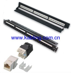 Cat 6 UTP Patch Panel unshield