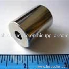 OD1" x ID1/8" x 1" Cylinder Magnet