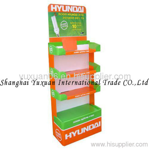 Hard corrugated box display