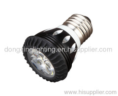 3.8~4.6W LED lamp E27 3pcs 1W LED Aluminium 30000hrs green environmental protection CE ROHS