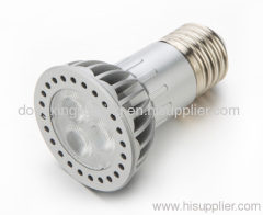 3.5~4.2W LED bulb E27 3pcs 1W LED 30000hrs Aluminium energy-saving E-installation CE ROHS