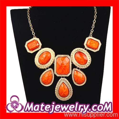 Statement Stone Bib Necklace