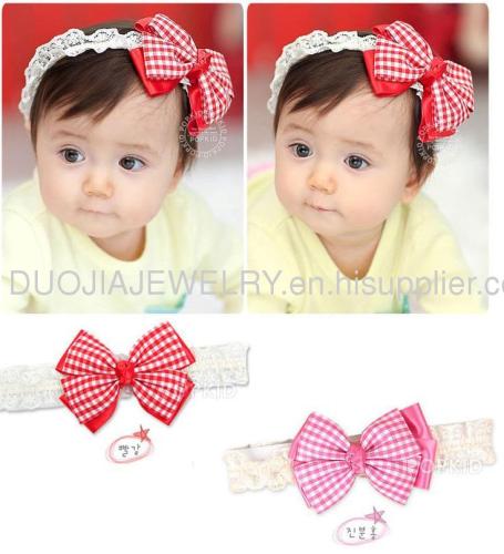 Baby Headband,Baby Hairband,Children Hair Accessories Lovely Baby Headband with rose flower lace