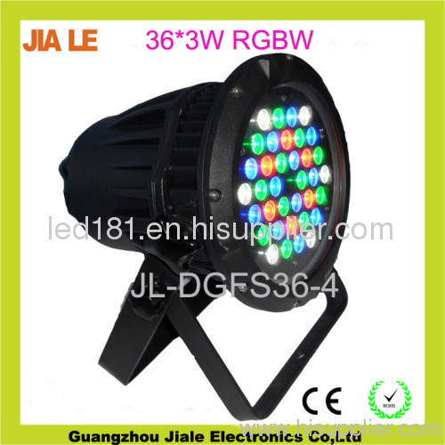 IP65 waterproof high power led par rgbw for outdoor use