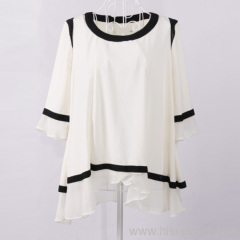 Ladies long sleeve chiffon blouse