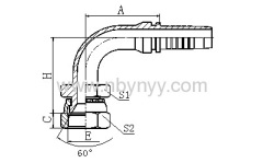 CARBON STEEL HYDROLIC HOSE FITTING PIPE FITTING COUPLING