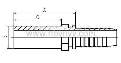 METRIC STANDPIPE STRAIGHT HYDROLIC HOSE FITTING PIPE FITTING