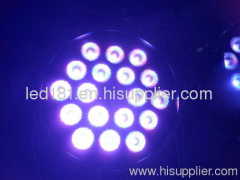 18x3w tri led par 64 lighting