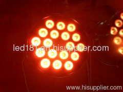 18x3w tri led par 64 lighting