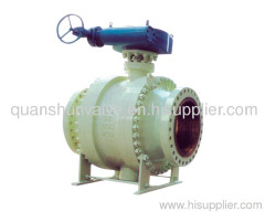 Worm Gear Fixed Ball Valve