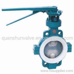 Wafer Type Plastic Butterfly Valve