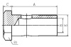 710M JB METRIC BOLT HYDROLIC CARBON STEEL PIPE BOLT