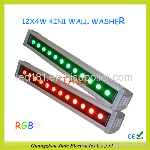 12pcsx4w RGBW 4in1 LED Wall Wash Light/led bar light