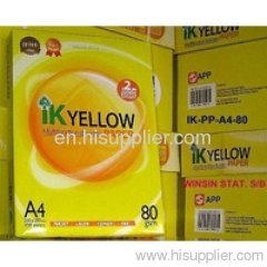 Ik Yellow A4 Copy Paper A4 Copy Paper