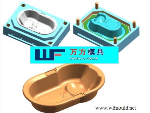 Model bath tub mould making