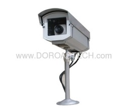 Indoor/Outdoor dummy camera with LED