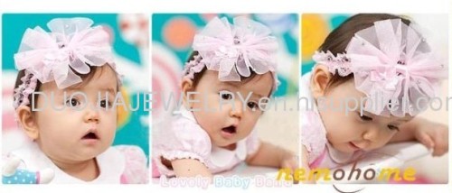 Fashion Lace Baby Headband Baby hair band with flower Children hair accessories, Children hair Ornament 