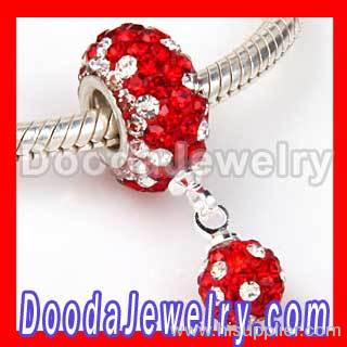 european pave crystal dangle charm