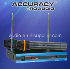 VHF DUAL CHANNELS WIRELESS MICROPHONE VHF-333