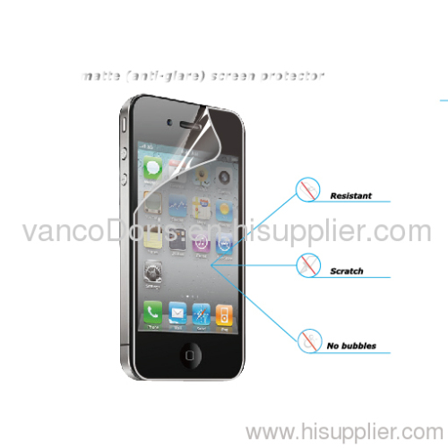 Matte screen protector for ip4/4s